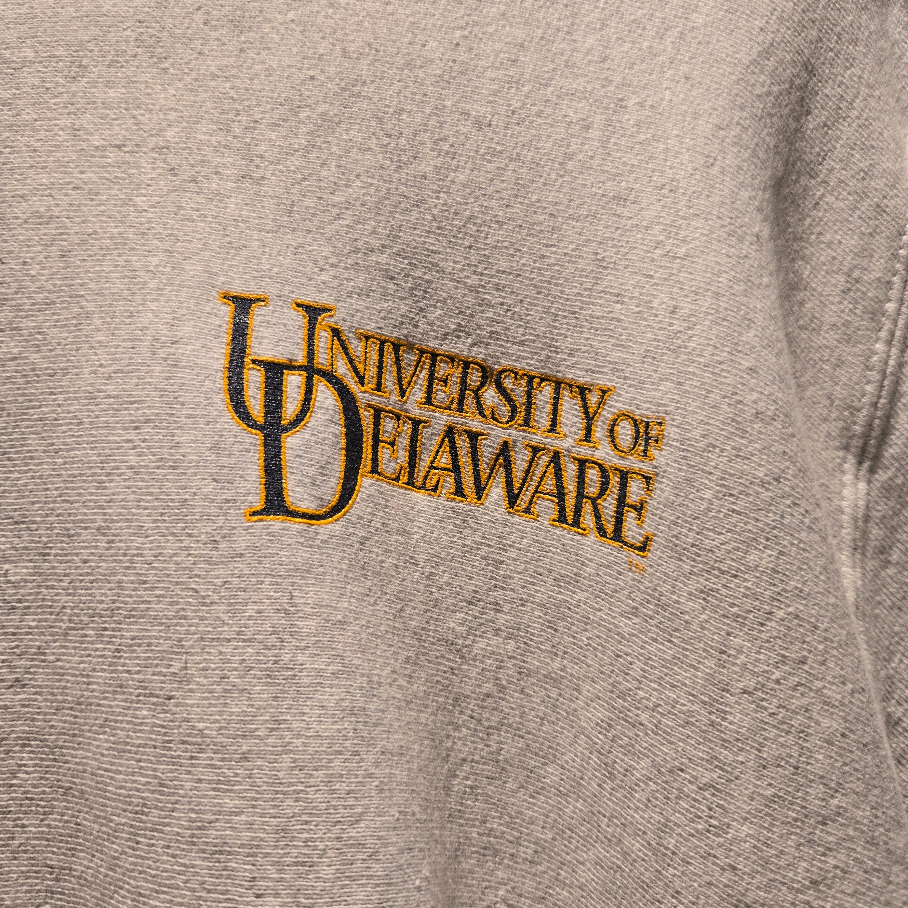 VTG 90's Jansport University Of Delaware Thick Sweatshirt: Large
