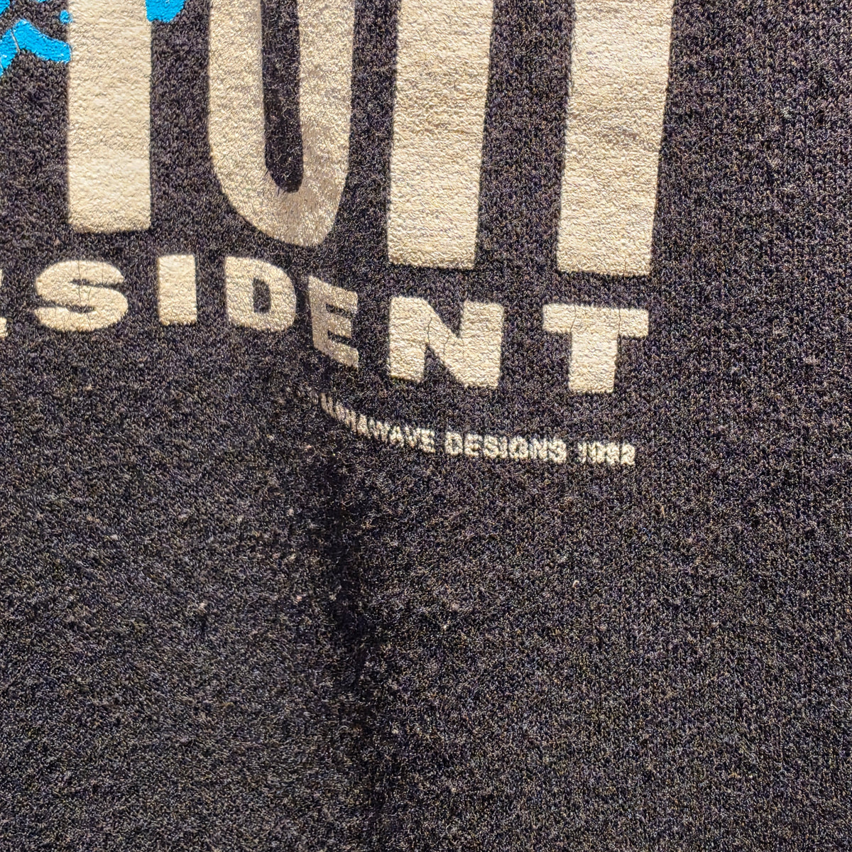 VTG 1992 Bill Clinton Black Sweatshirt The Cure For The Blues Clinton For President: XL