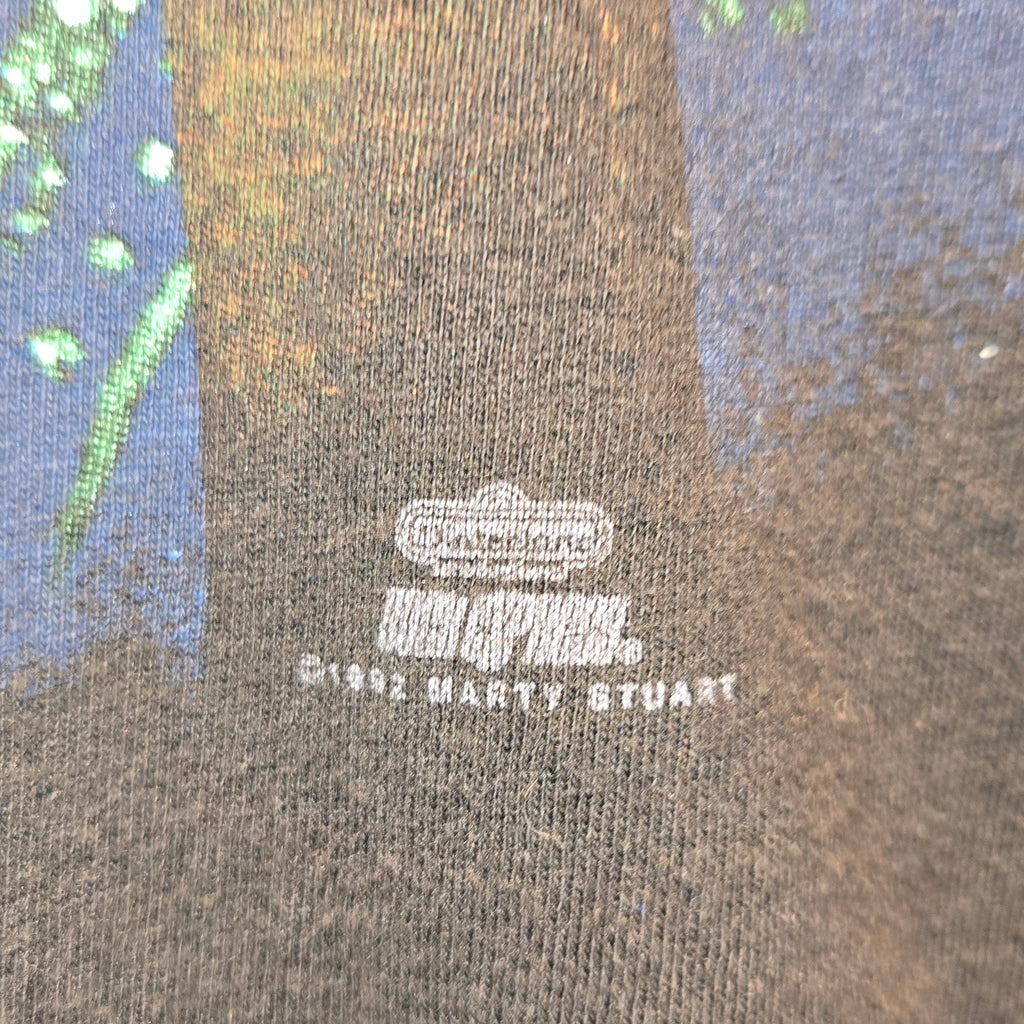 VTG 1992 Marty Stuart Black T-Shirt Hanes: Medium
