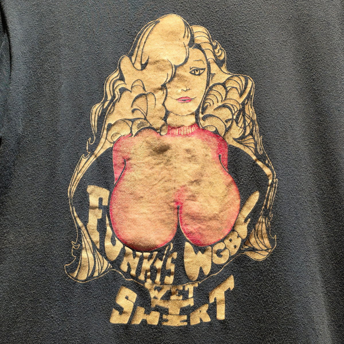VTG 80's Funky WGBF Wet T-Shirt Contest Woman: Medium