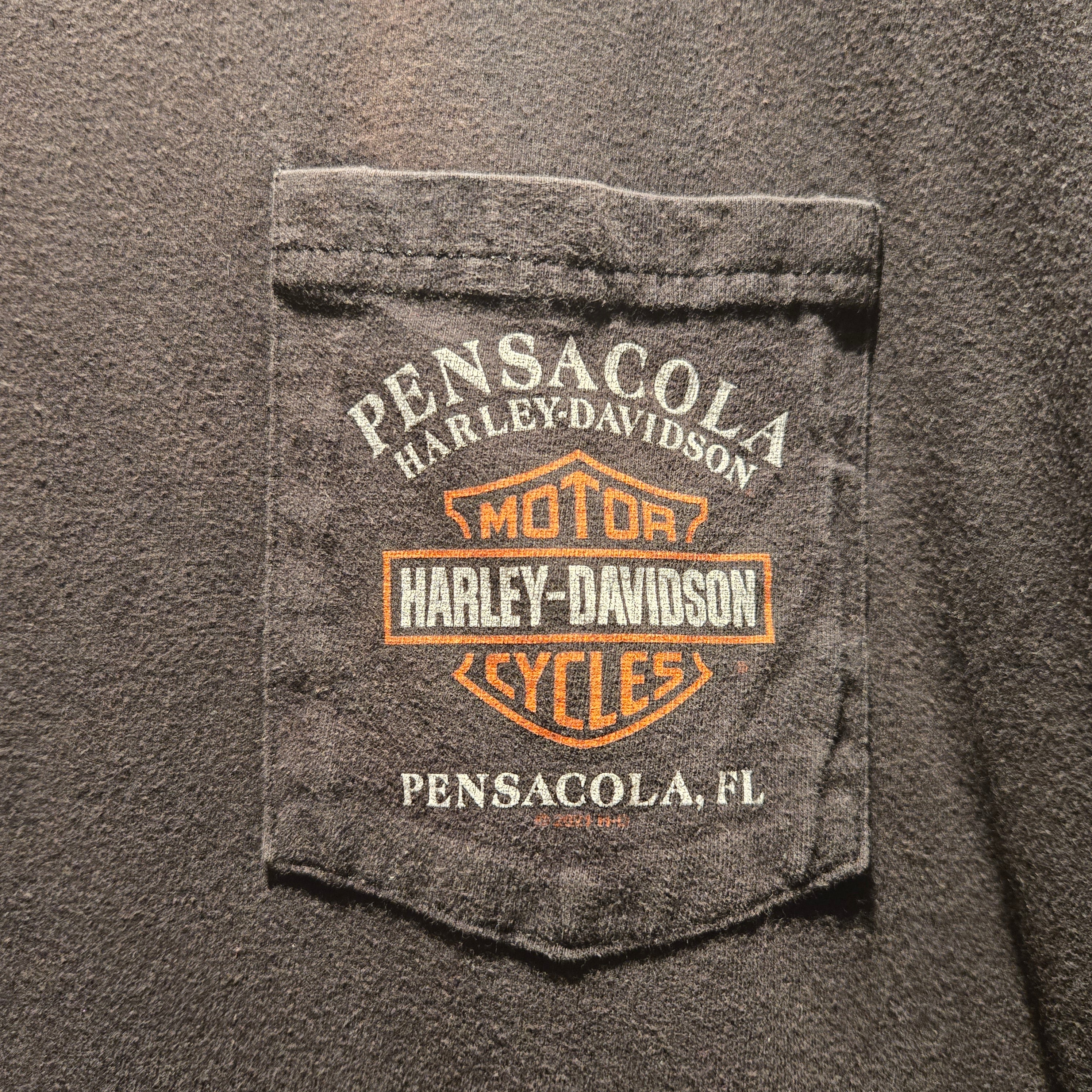 Harley Davidson 2021 Pensacola Black T-Shirt: XL