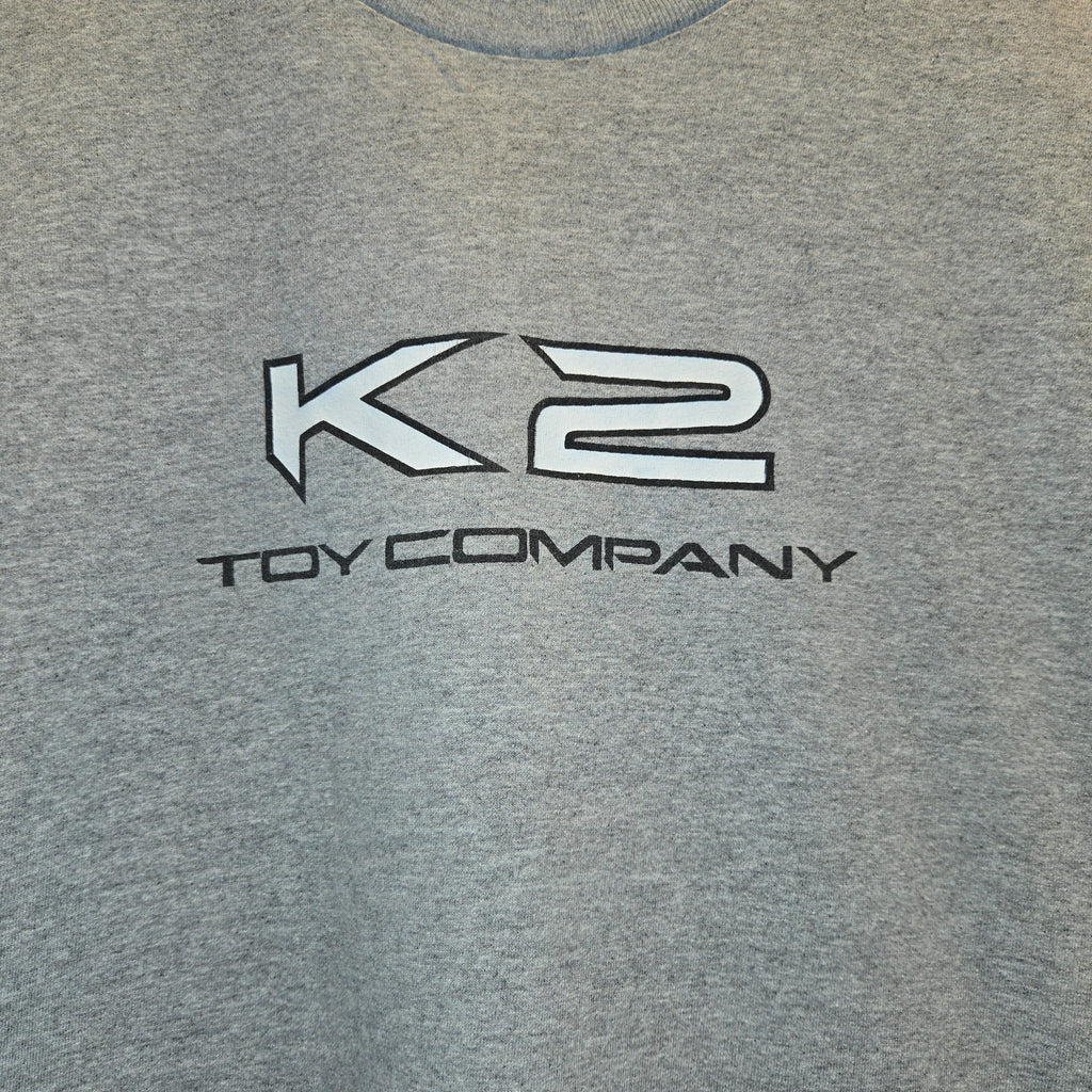 VTG K2 Toy Company Graphic Gray T-Shirt: XL