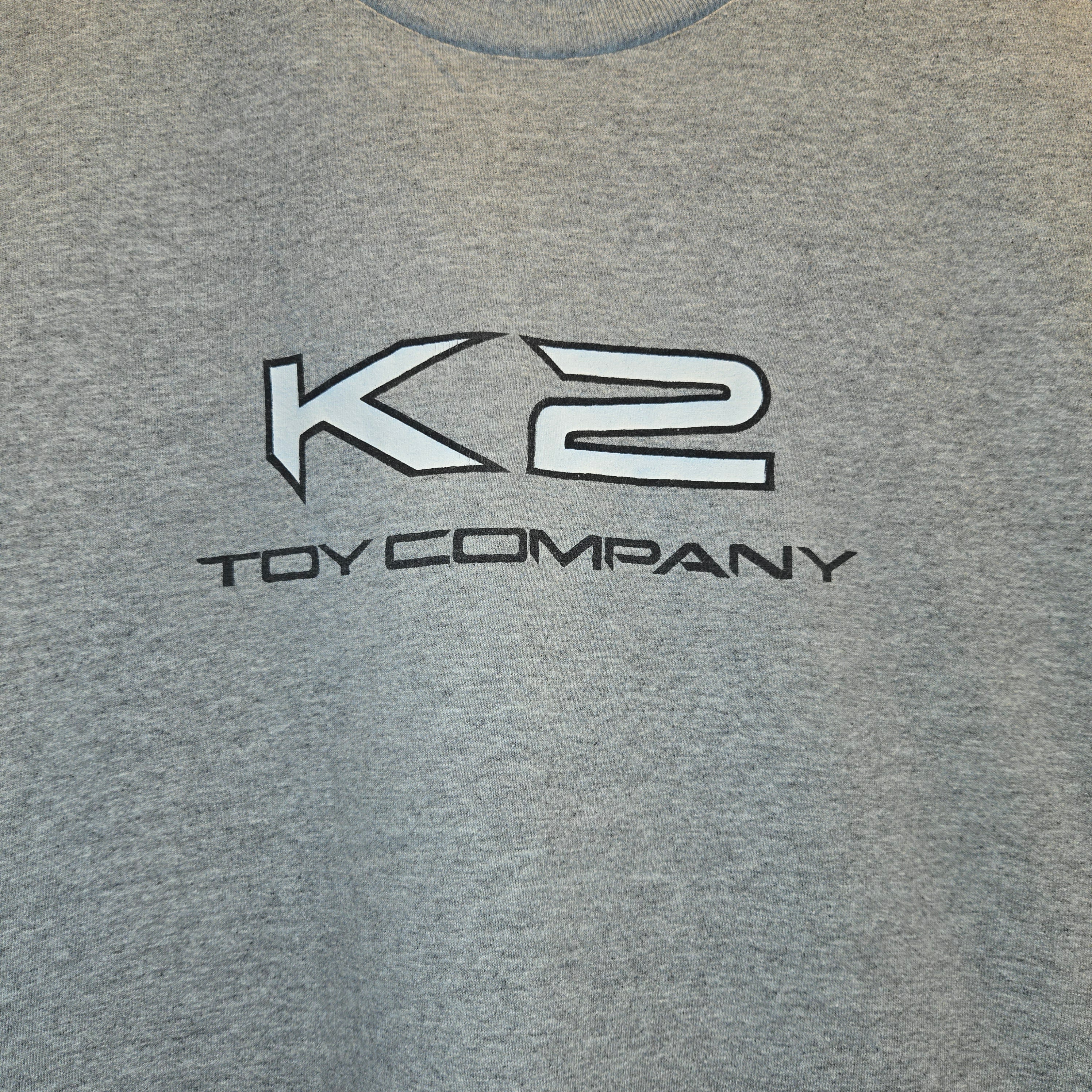 VTG K2 Toy Company Graphic Gray T-Shirt: XL