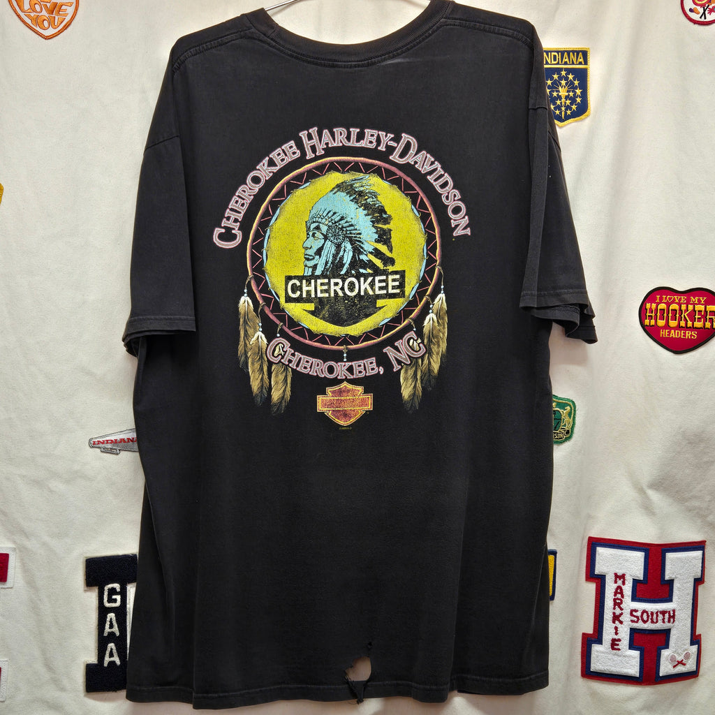 2009 Harley Davidson Cherokee, NC Black T-Shirt: