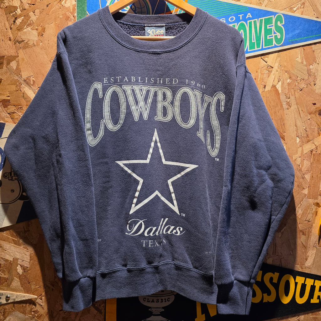 VTG 1995 Dallas Cowboys Nutmeg Blue Sweatshirt: Medium