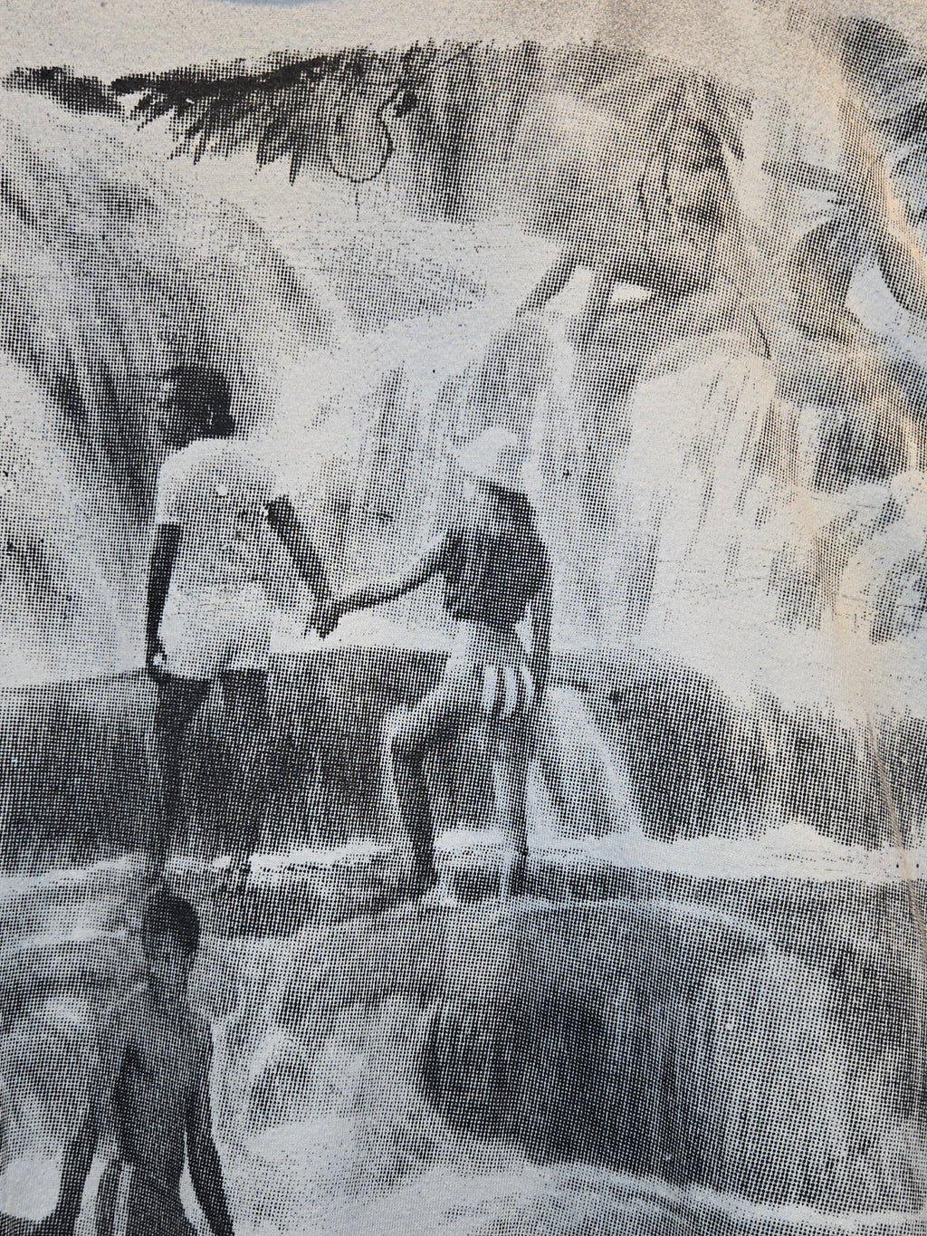 VTG Jamaica All Over Print Waterfall T-Shirt :XL