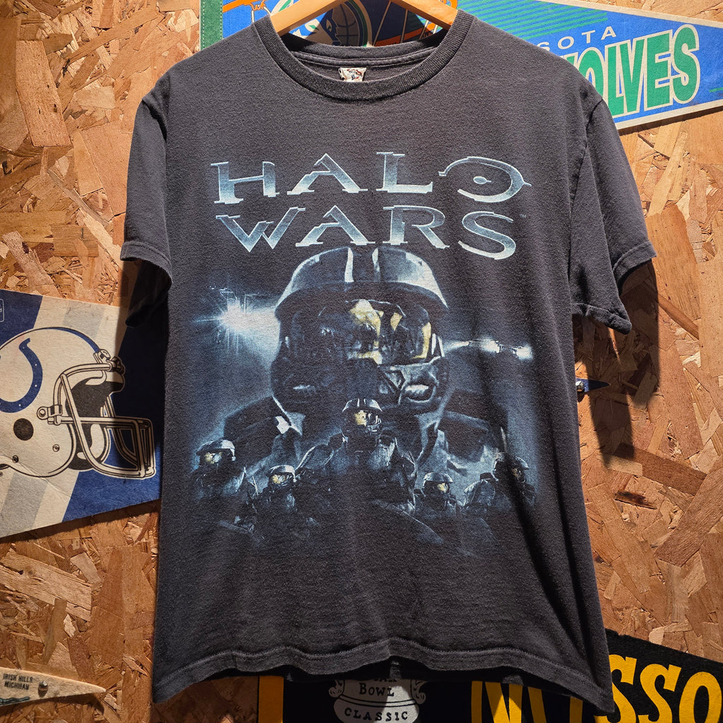 2009 Halo Wars Big Graphic Master Cheif Black T-Shirt: Medium