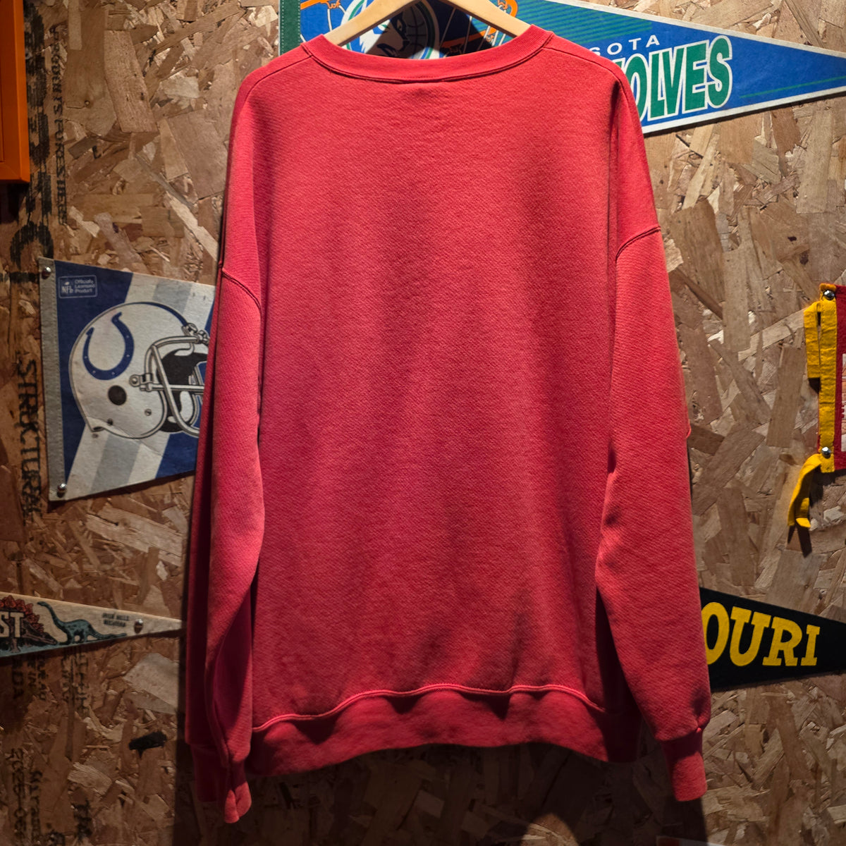 VTG Lee Sport Indiana University Hoosiers Red Crewneck: XXL