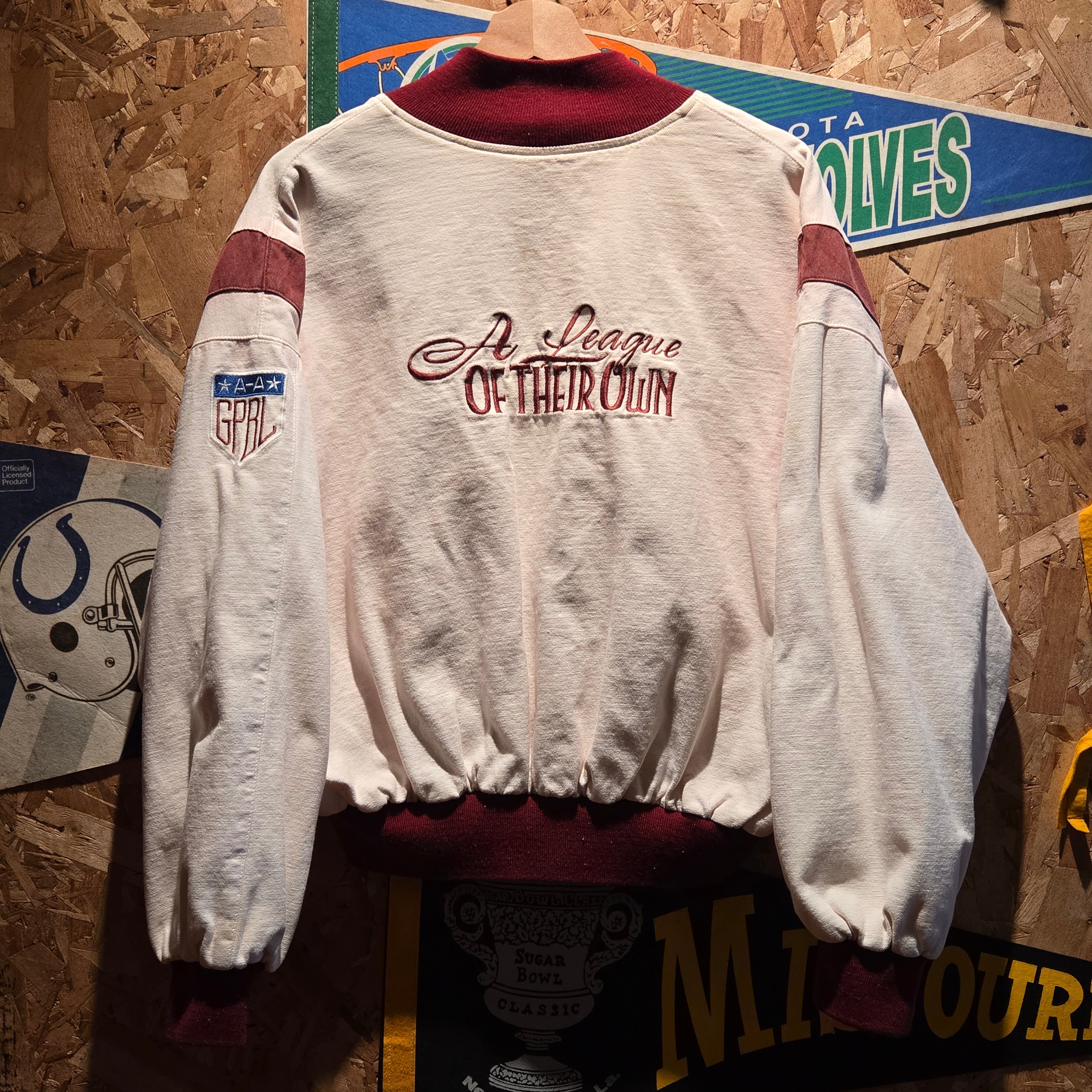 VTG 1992 A League of Their Own Official Cast & Crew Jacket: Medium