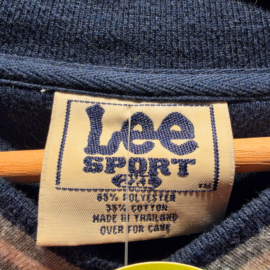 VTG Lee Sport Duke University Sweatshirt Long Sleeve Embroidered: XXL