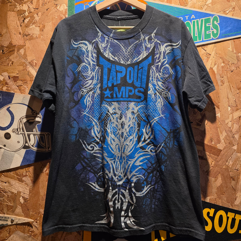 Tapout MPS Big Graphic UFC Tribal Print Black: Large