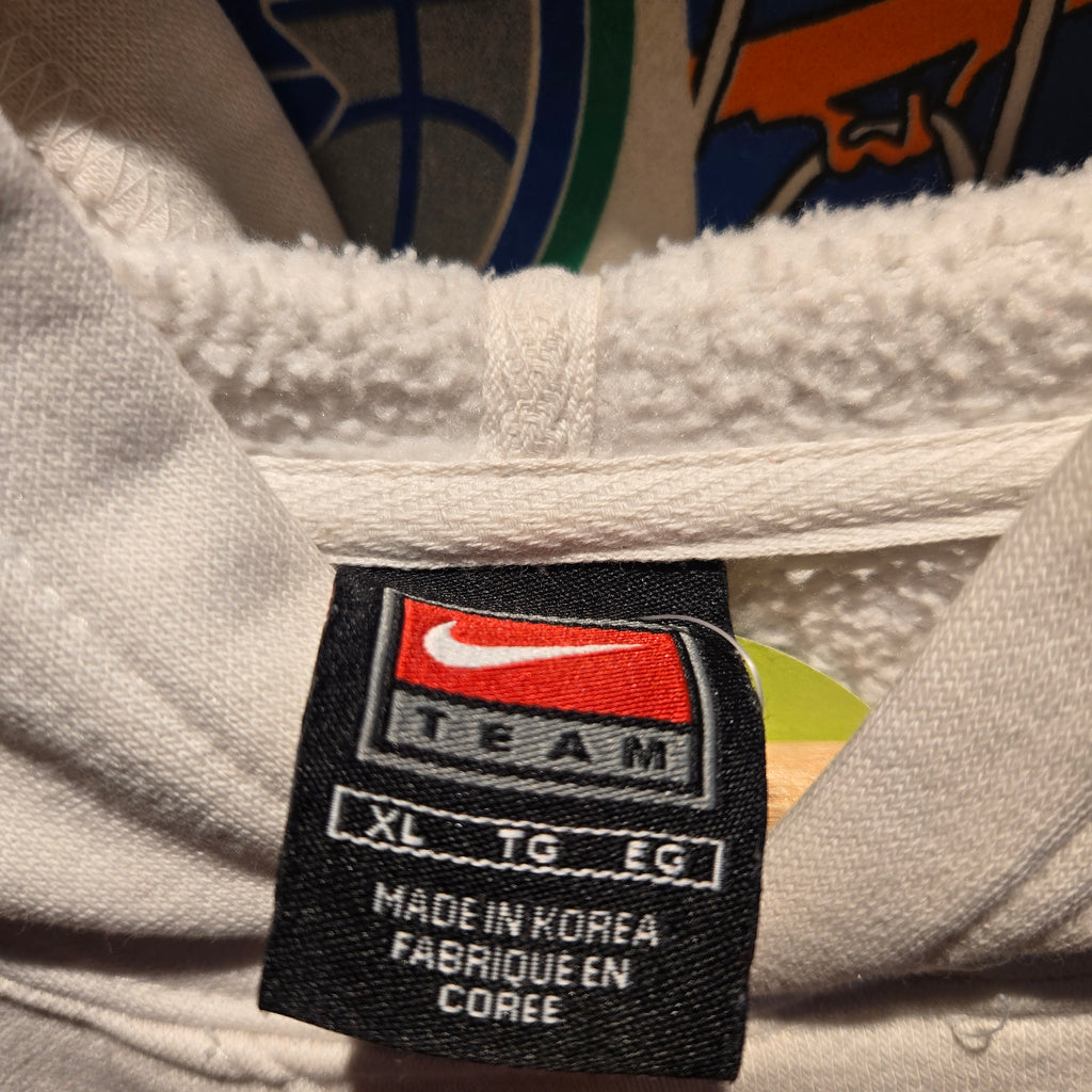 VTG Nike Center Swoosh Los Angeles Clippers Rare White: XL