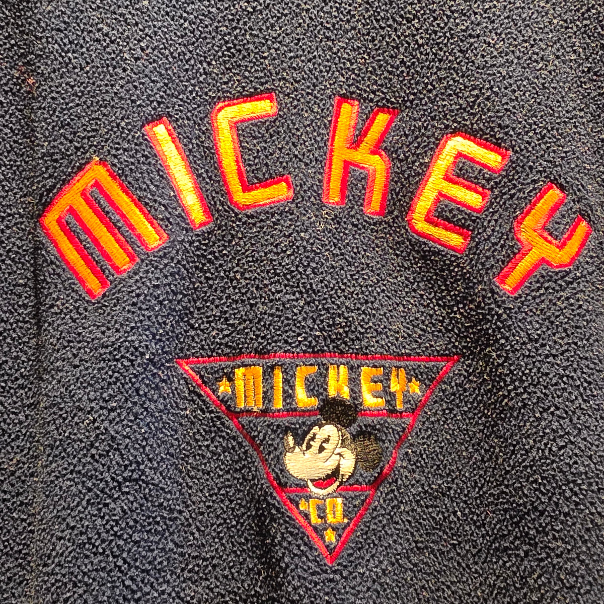 VTG 90'S Mickey Mouse Fleece Sweatshirt: Large