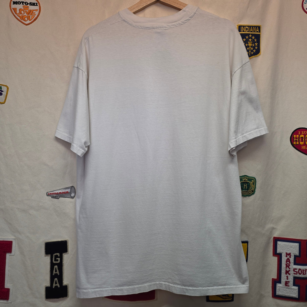 VTG 90's Sterling Light Pure Beer Graphic T-Shirt Evansville Indiana: XL