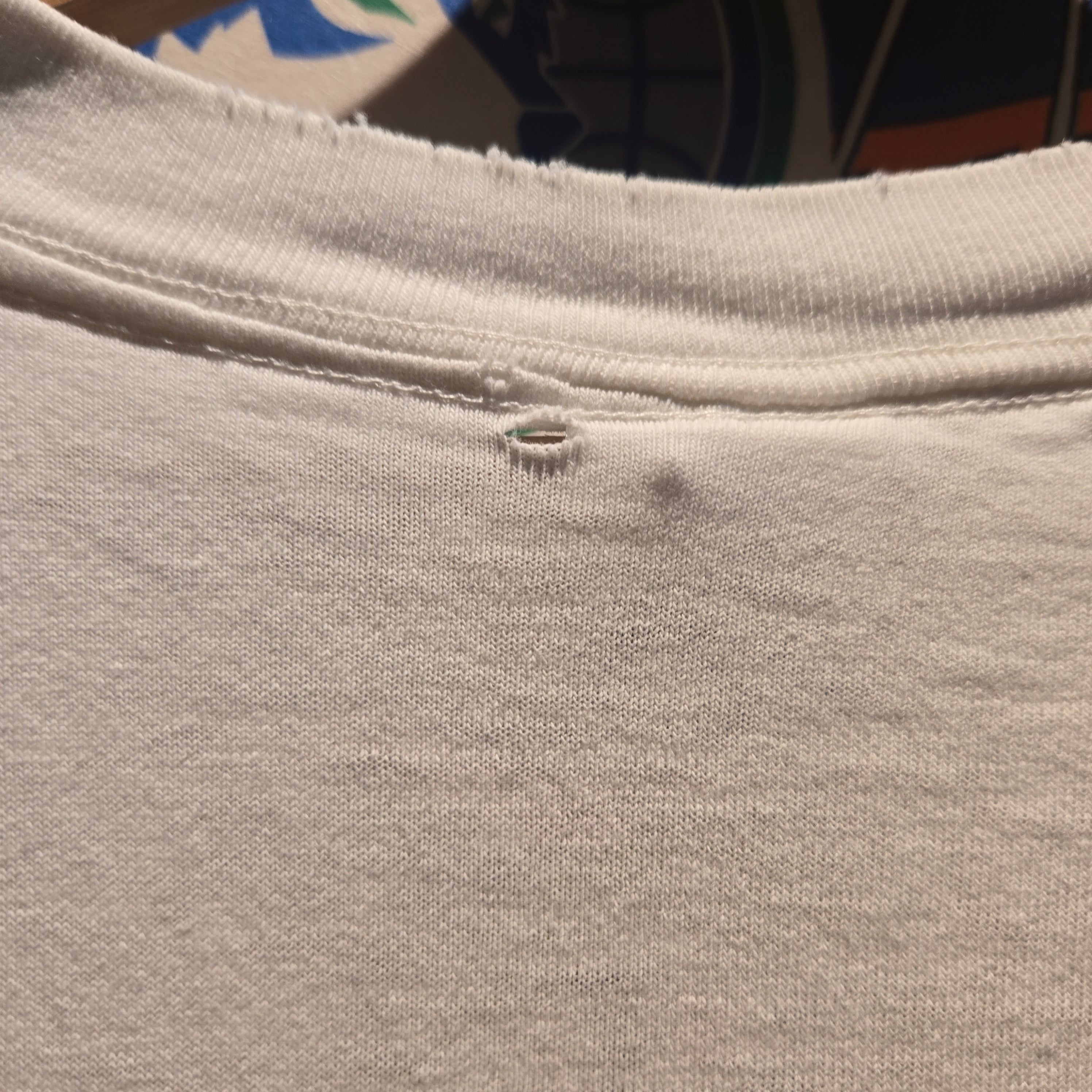 VTG Valvoline Mark Martin White T-Shirt Single Stitch: XL