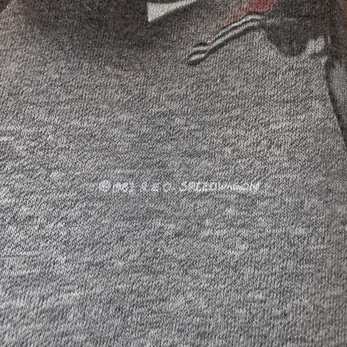 VTG REO Speedwagon 1983 Gray T-Shirt W/Navy Blue 3/4 Sleeves: Large