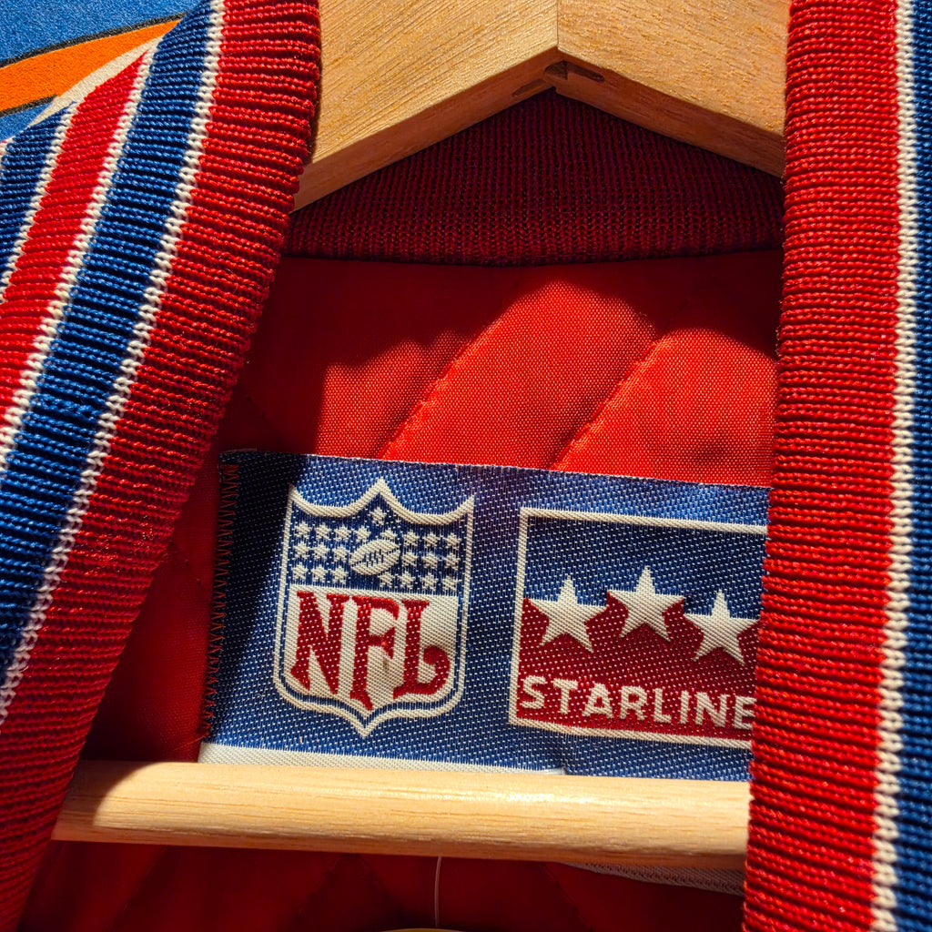 VTG Super Bowl XXV Satin Bomber Jacket: 1990 Bills Giants, Diet Coke Patch: Large
