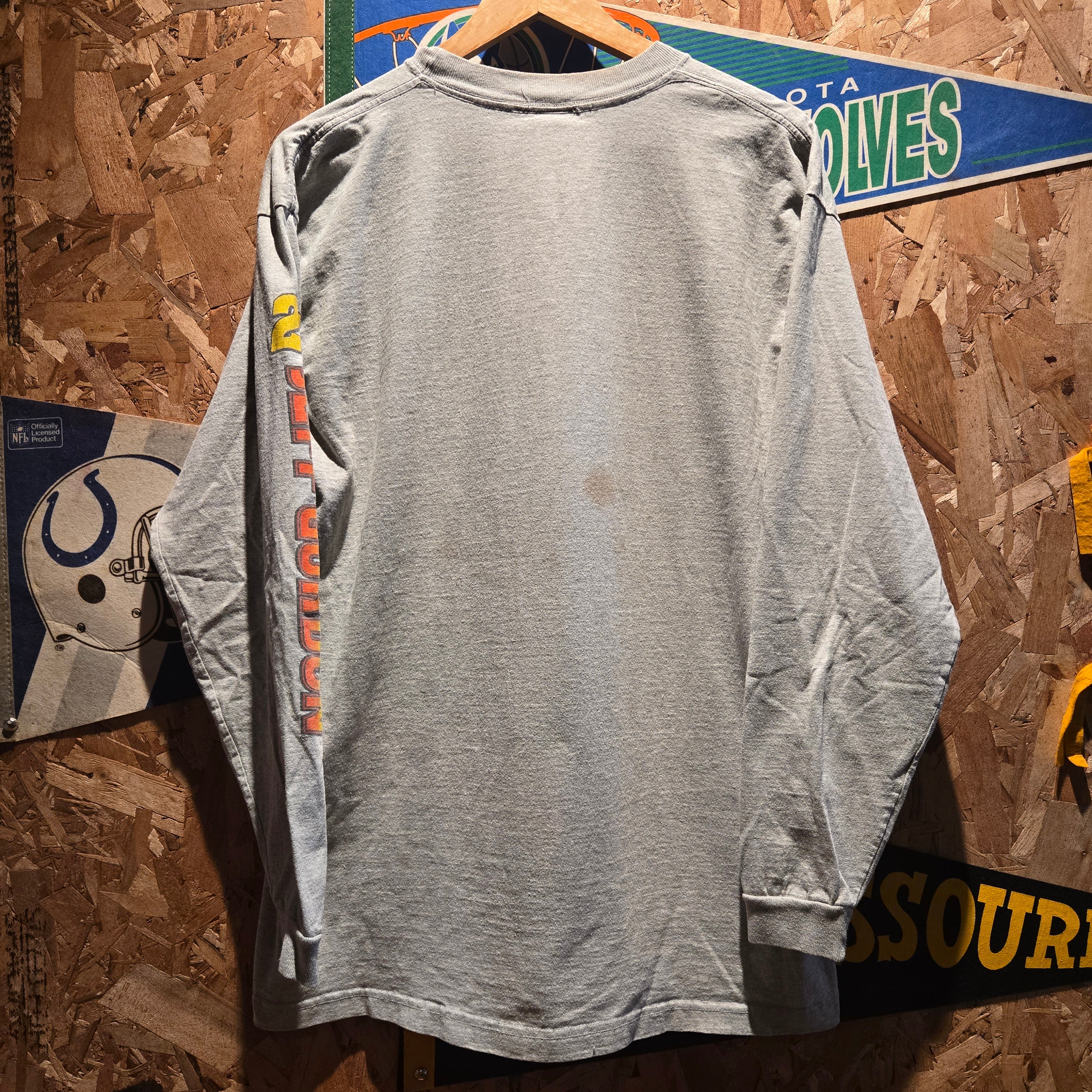 VTG 2001 Jeff Gordon Long Sleeve Graphic Competitors View T-Shirt: XL