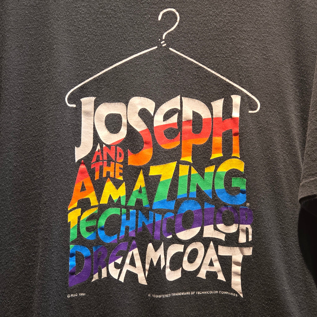 VTG 1991 Joseph & The Amazing Technicolor Dreamcoat Black T-Shirt: XL