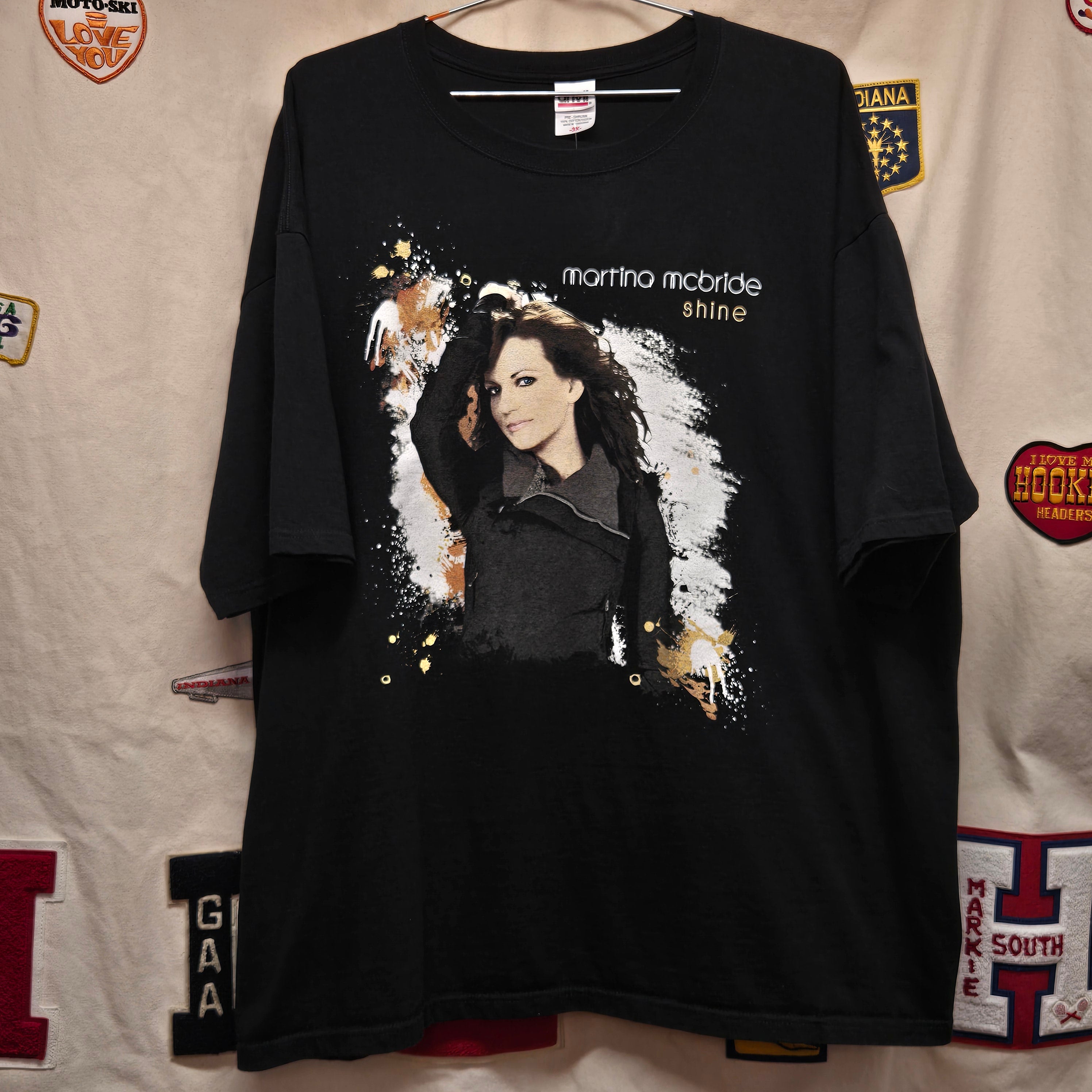 2009 Martina McBride Shone Tour Black T-Shirt: 3XL