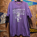 VTG University Of Evansville Aces Single Stitch Purple T-Shirt: XL