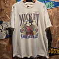VTG Sherry's Best Mickey Mouse Daytona Beach Graphic T-Shirt: XL