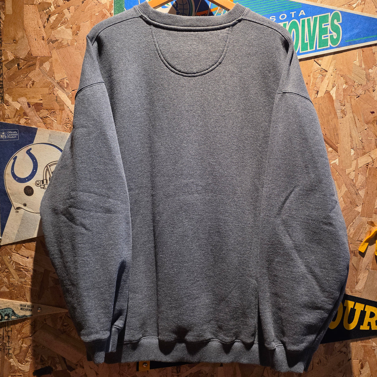 VTG Big Dogs America's Heroes BDFD Firefighter Grey Sweatshirt: Large