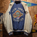 VTG 1996 New York Yankees World Series Reversible Mirage Bomber Jacket: XL