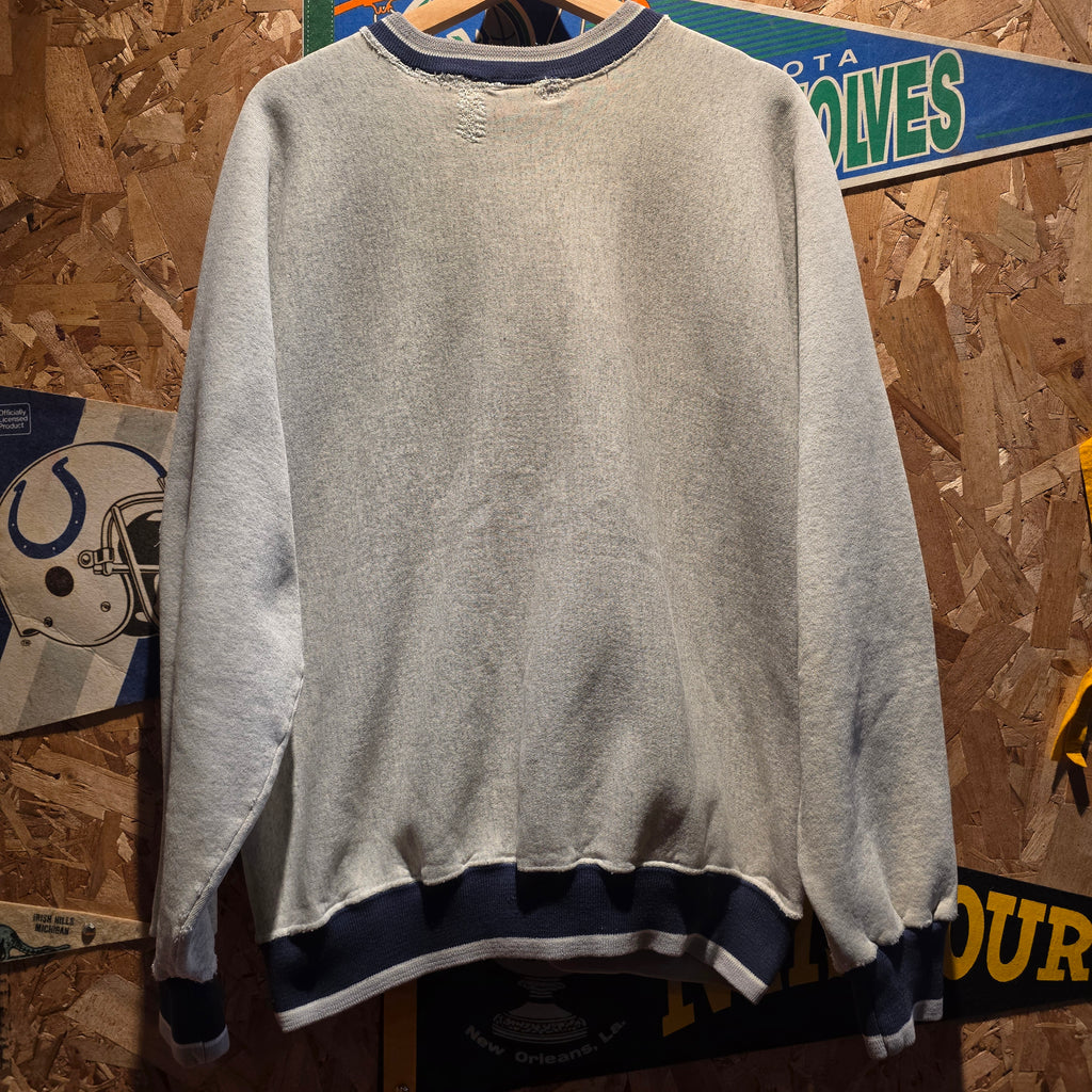 VTG Dallas Cowboys Huge Spellout Sweatshirt Grey Star