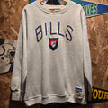 VTG Nutmeg Buffalo Bills NFL Gray Sweatshirt: Large