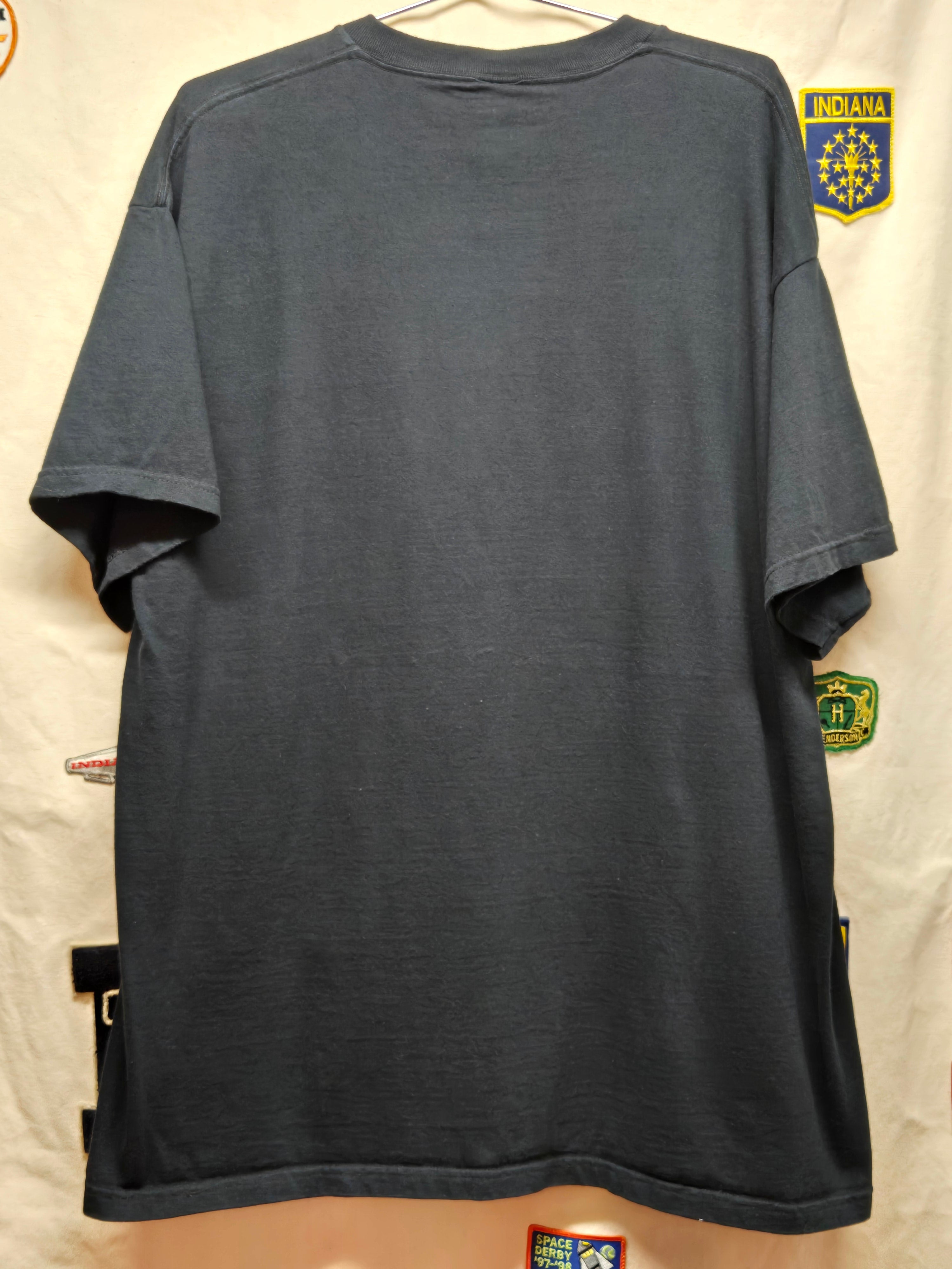 VTG "I Packed A Bowl With The Devil" Black T-shirt Now And Zen: 2XL