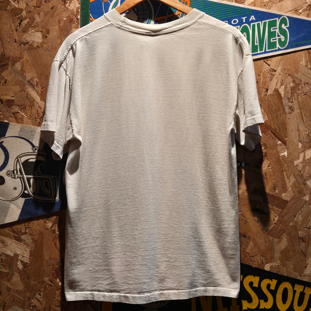VTG 90's Three Stoges Curly's Face White T-Shirt: Medium