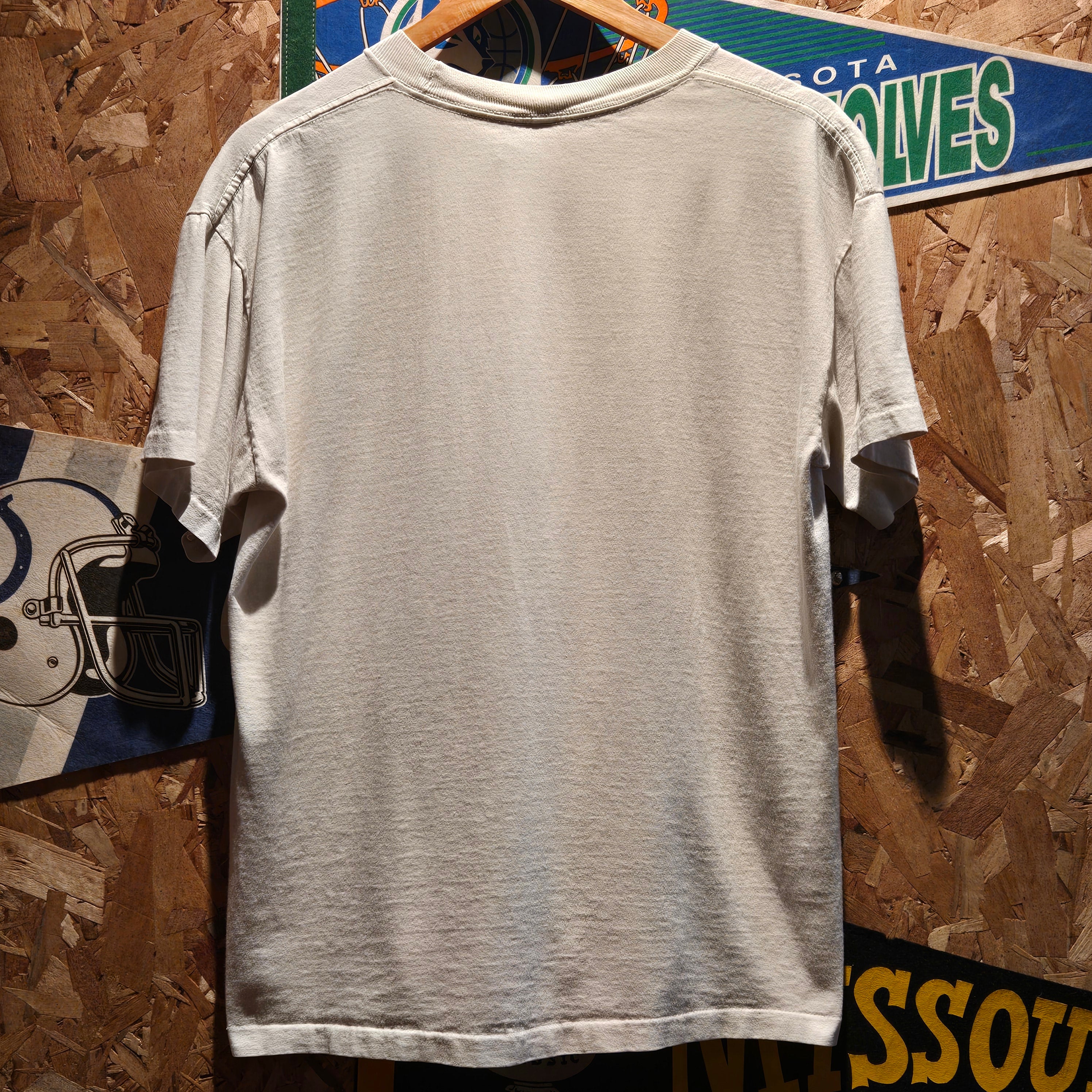 VTG 90's Three Stoges Curly's Face White T-Shirt: Medium