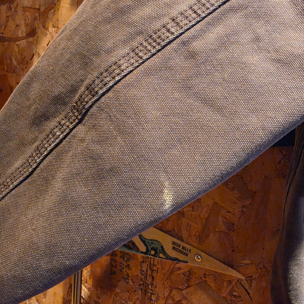 VTG Carhartt J280 DKB Canvas Jacket Brown Quilted: Large
