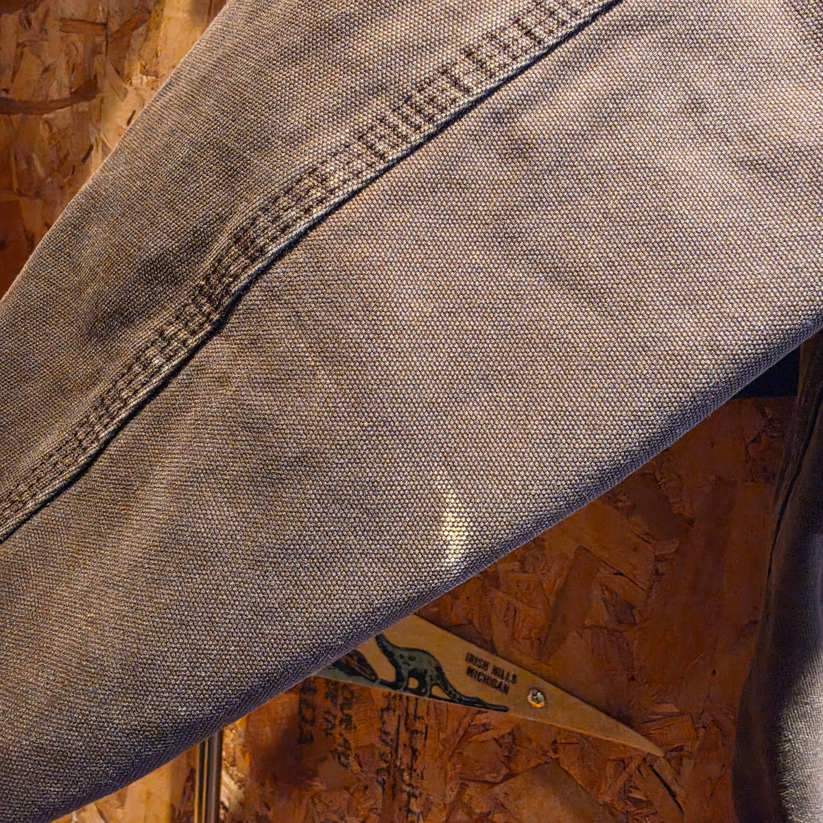 VTG Carhartt J280 DKB Canvas Jacket Brown Quilted: Large