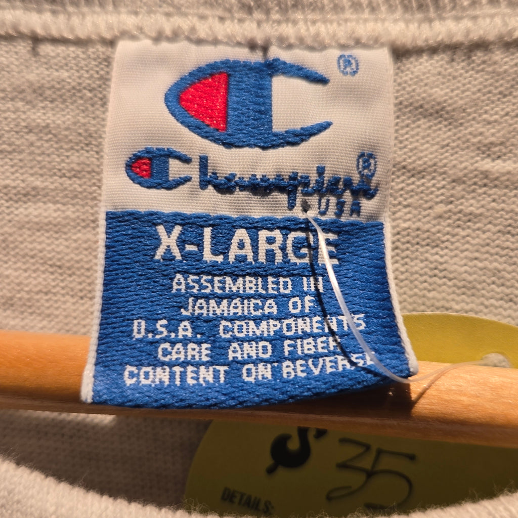 VTG 90's Champion "It Takes A Little More To Make A Champion" Graphic T-Shirt: XL