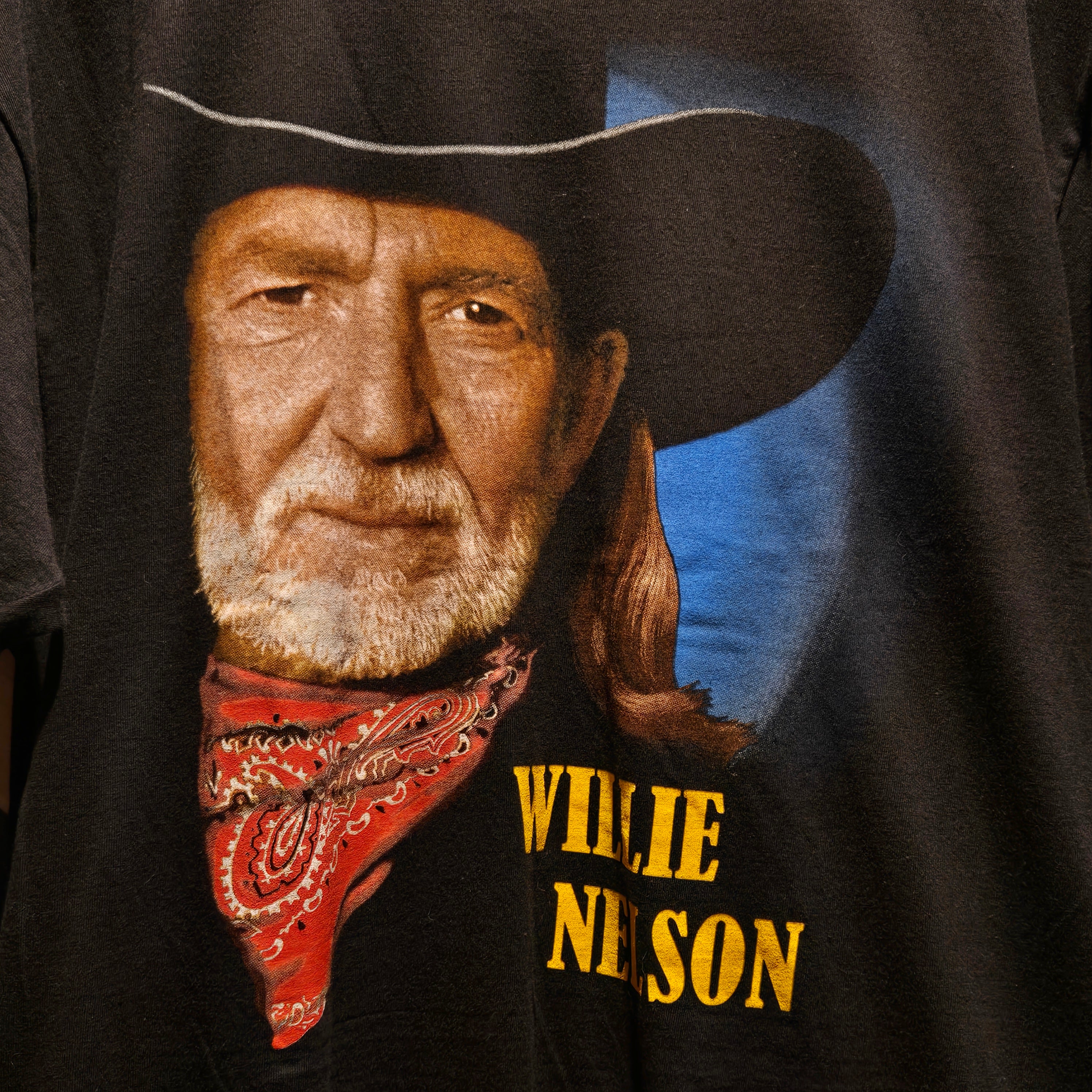 2017 Willie Nelson Summer Tour Black T-Shirt Limited To /600: Large