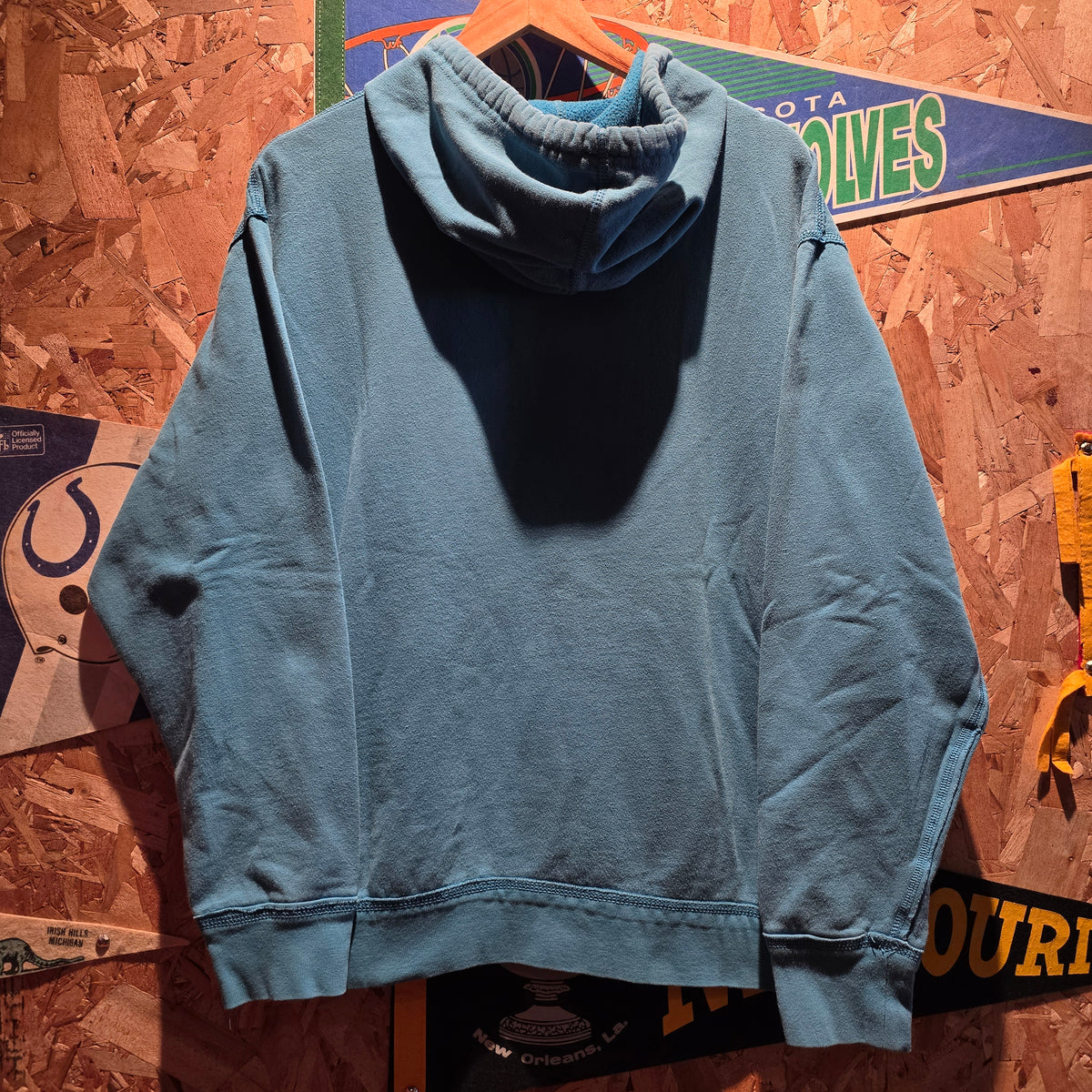 VTG Y2K Polo Jeans Co. Hoodie Mens Crest Graphic Fleece: Large
