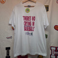 VTG 1992 A League Of Their Own " There's No Crying In Baseball" T-Shirt: XL