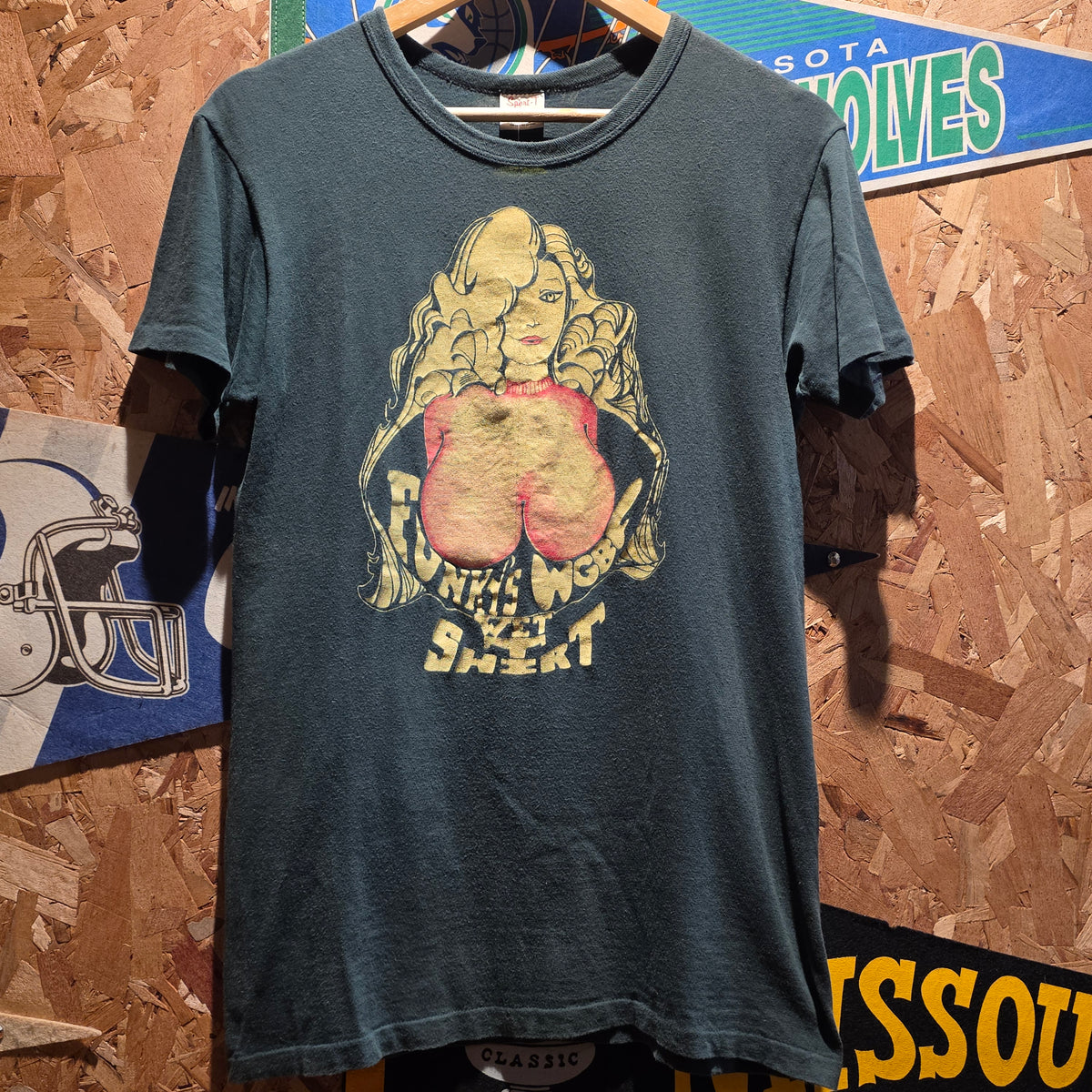 VTG 80's Funky WGBF Wet T-Shirt Contest Woman: Medium