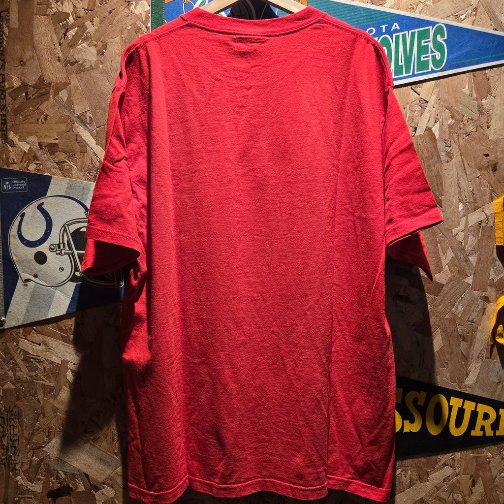 VTG Chicago Bulls NBA Red T-Shirt Lee Sports: XL
