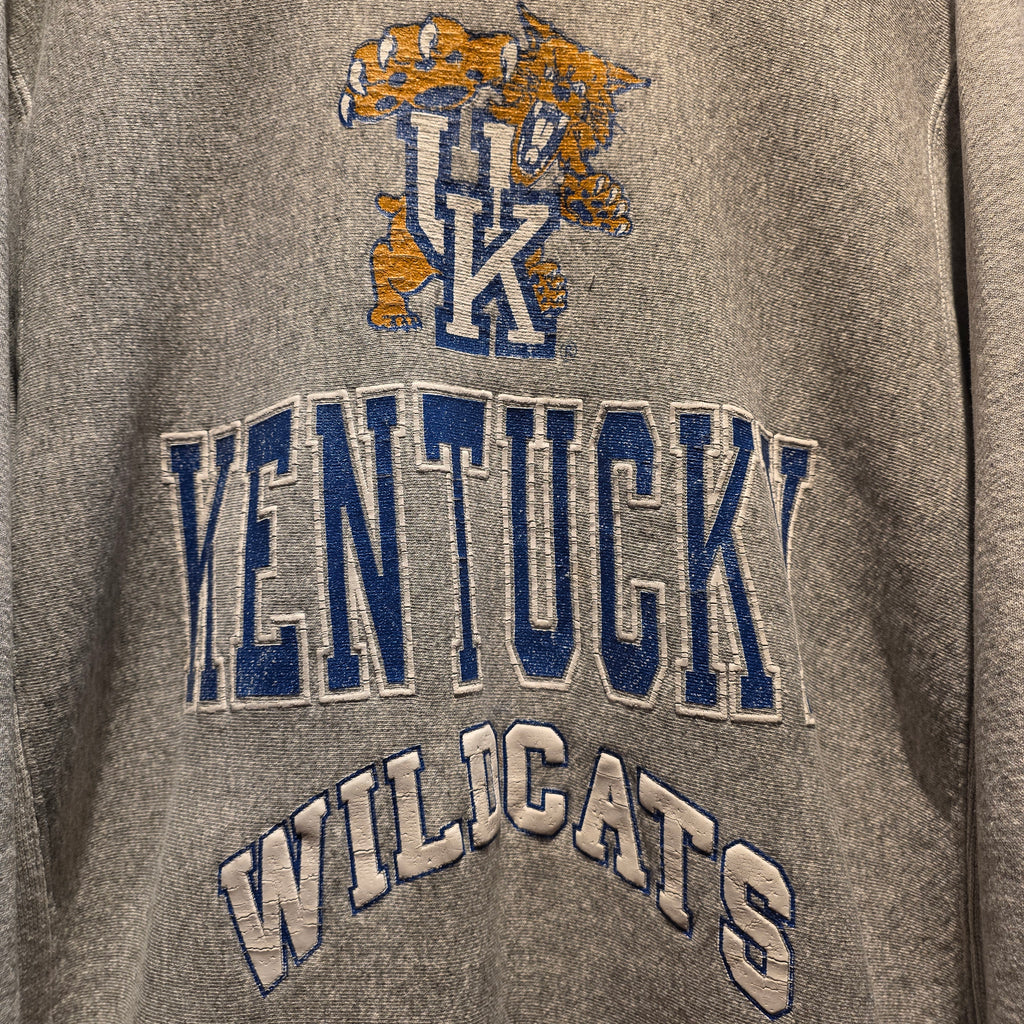 VTG University Of Kentucky Wildcats Reverse Weave Style Sweatshirt: XL