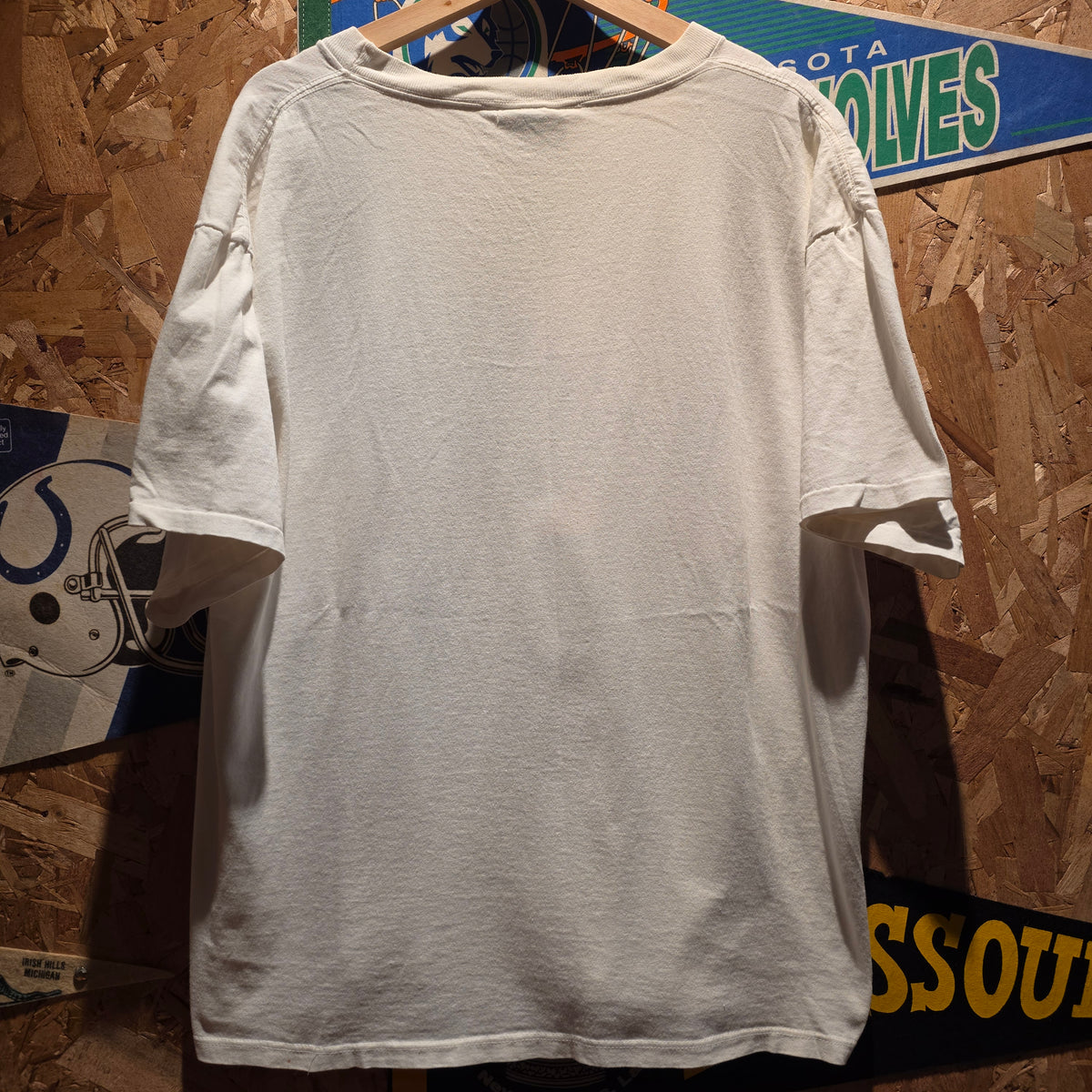 VTG The Game Utah Jazz White Graphic T-Shirt: XL
