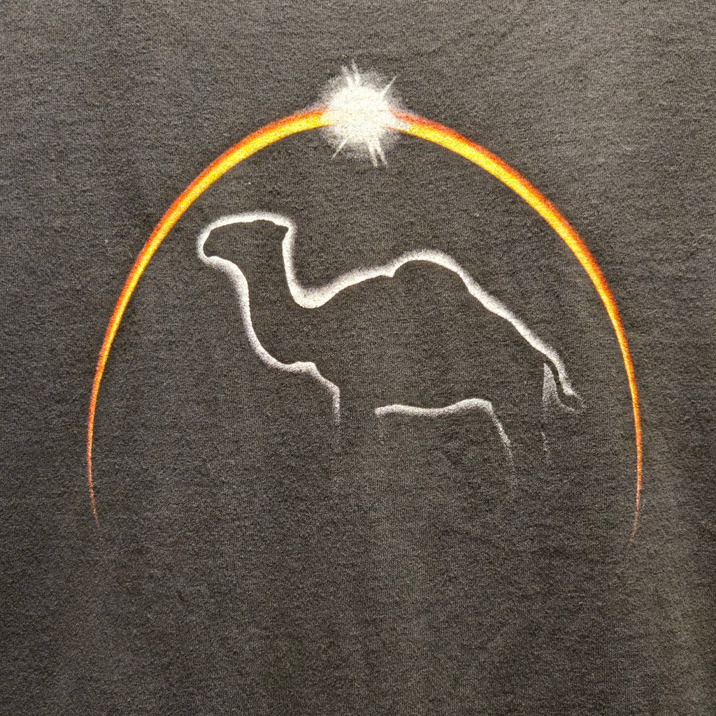 VTG 90s Joe Camel Cigarettes Eclipse Pocket T-Shirt Black: XL