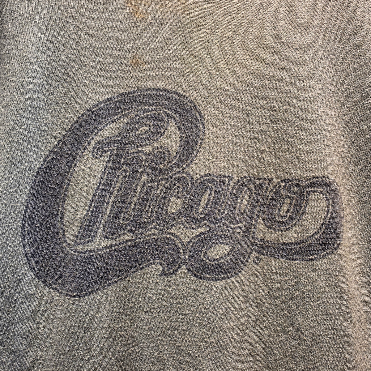 VTG 80's Chicago Band Light Blue T-Shirt: Small