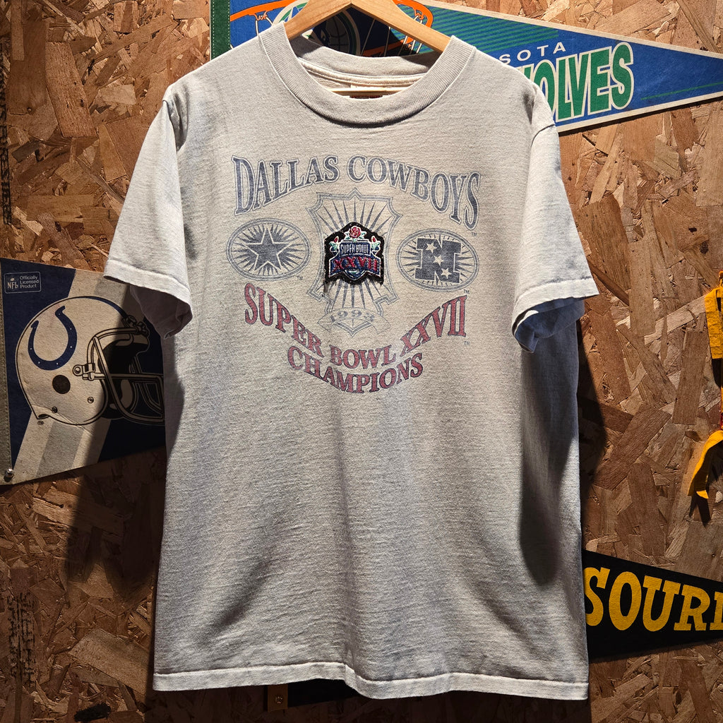 VTG 1993 Nutmeg Dallas Cowboys Super Bowl Champion T-Shirt: XL