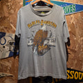 VTG Distressed 3D Emblem Harley Davidson Eagle Suburban Motors T-Shirt: Large