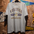 VTG 1998 Minnesota Vikings Randy Moss Grey T-shirt: XL