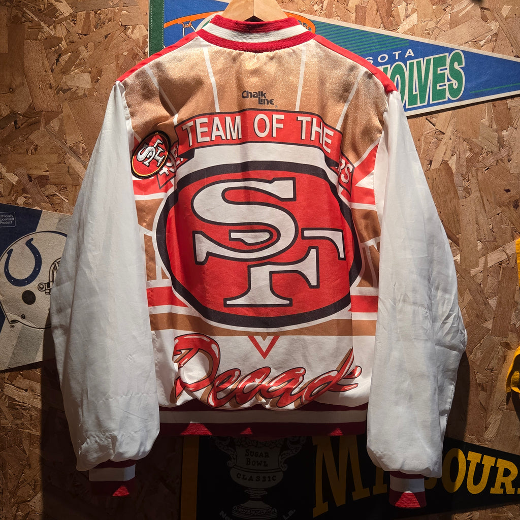 Vintage 90s Chalk Line San Francisco 49ers Team Of The Decade Jacket: Medium