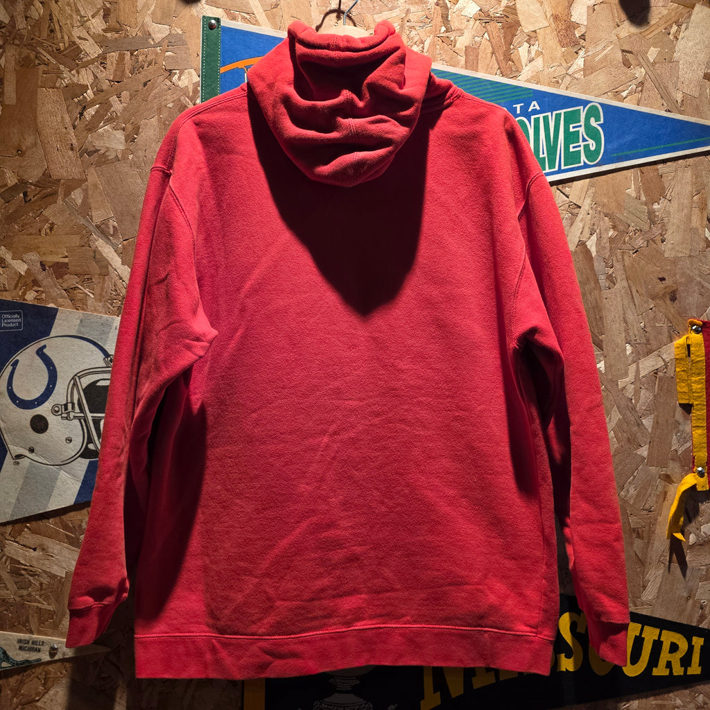 VTG Nike St. Louis Cardinals Center Swoosh Red Hoodie: Medium